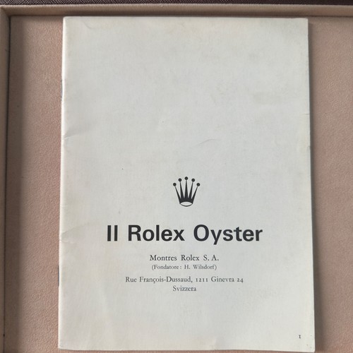 Catalogue rolex oyster vintage - catalogue,
