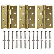 4 charnières porte 3" acier