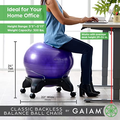Black gaiam classic backless - classic,