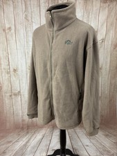 Mens Lowe Alpine Fleece Jacket XL Full Zip Retro Vintage Beige