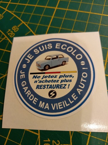 Sticker autocollant trabant - sticker,