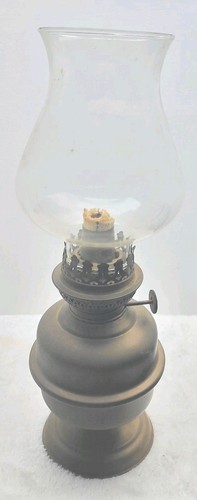 Antique copper oil lamp - antique,