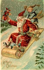 Christmas, Cinna, Muscular Dystrophy, USA, Sr. M. Emmanuel Piepert Postcard