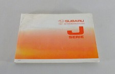 Operating instructions / manual Subaru Justy 1000 + 1200 cm3 FWD / 4WD from 1991