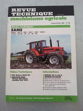 REVUE TECHNIQUE TRACTEUR SAME