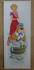 Dessin Original Mis en Couleur Les 101 Dalmatiens Le Bain Studio Disney