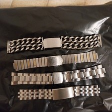 Vintage lot 4 bracelets montre