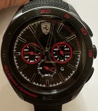 NEW Men's Scuderia Ferrari Gran Premio Orologi 830344 Black Red Watch