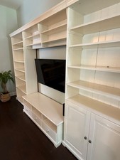 Ikea library/tv center