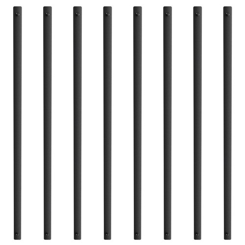 Flat aluminum balusters - aluminum,