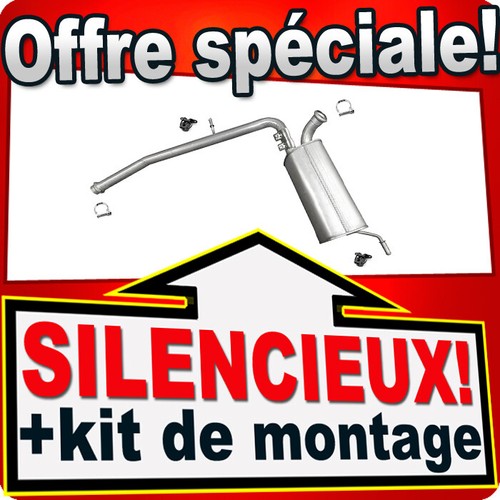 Silencieux intermédiaire pour - intermédiaire,