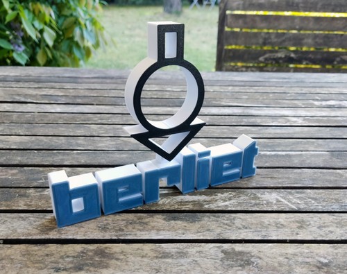 Logo berliet 20cm - 20cm, 3d