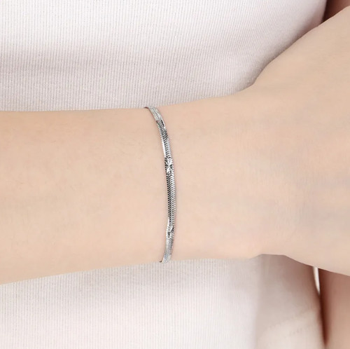 Bracelet très fin acier - fin,
