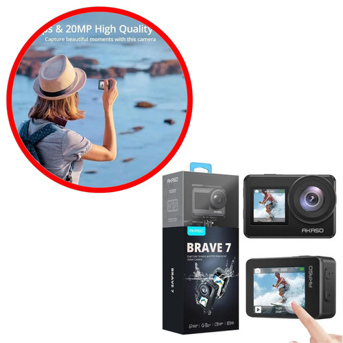 Akaso brave caméra sport 4k - brave,