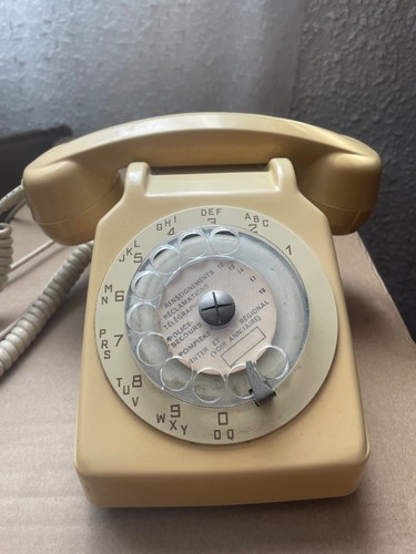 Téléphone vintage cadran - vintage, à