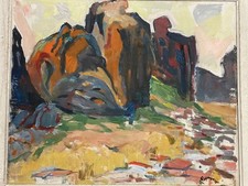 Tableau signé peintre grec