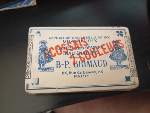 Ancien jeu cartes poker 32 - poker,