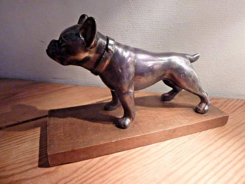 Bouledogue français sculpture - bouledogue,