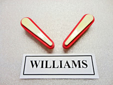 Williams Pinball, Off White Flipper Plastics, Includes New Fresh Flipper Rings!