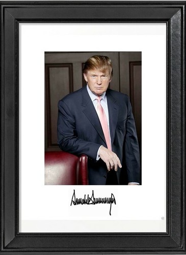 Donald trump autographe - trump, avec