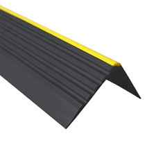 Nez de marche profil d’angle PVC autoadhésif 55x40mm antidérapant