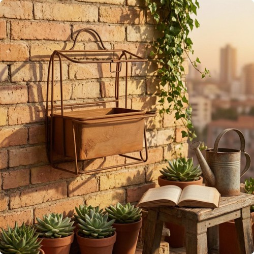 Jardinière fer avec - fer,
