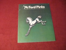 1974 Ford Pinto Sales Brochure Booklet Catalog Old Original