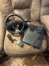  Logitech Driving Force GT Racing Wheel W Foot Pedals PC PS2 PS3 E-X5C19 Works