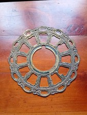 Cadran bronze horloge comtoise, pour cartouches, pendule