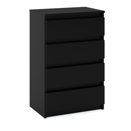 Commode noire avec - commode,