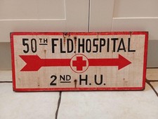 Panneau MEDIC WW2  : 50TH FLD