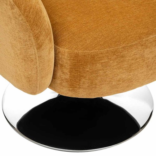 Fauteuil pivotant velours - fauteuil,