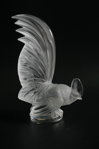 Lalique coq nain - coq, glass