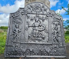 plaque cheminée 78 x 74 cm