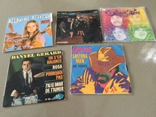 Lot 5 disques 45t divers