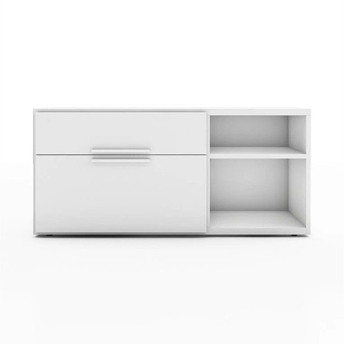 Knoll white office cabinet - office,