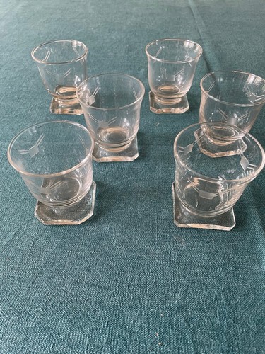 Verres digestif ou à - (x6),