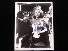 Virginia Mayo Autographed 8" x