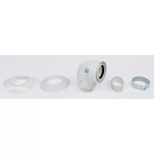 Coude ventouse atlantic 125 - coude, 80/125