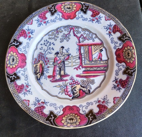 Assiette ancienne - , en