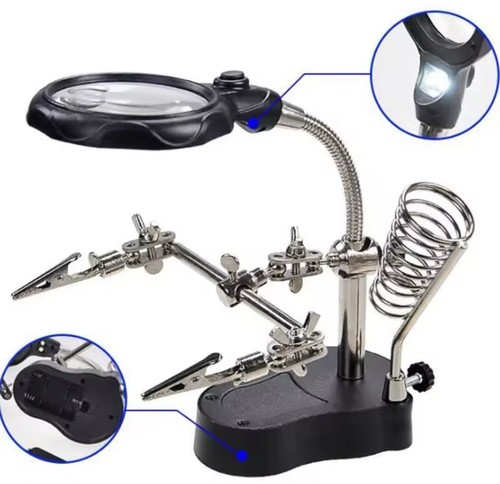 Loupe avec pince - , bras