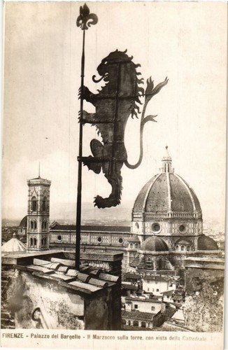Cpa firenze palazzo - firenze,