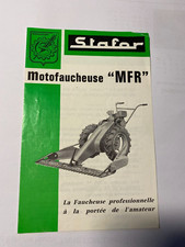Commercial notice STAFOR motor mower MFR - undated