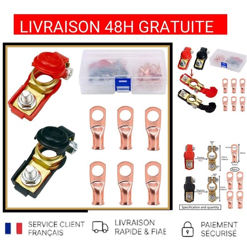 Bornes batterie auto cuivre - batterie,