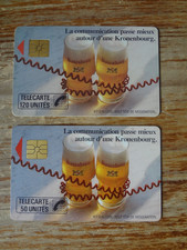 Télécarte bière Kronenbourg