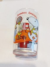 VERRE A MOUTARDE SNOOPY. LES