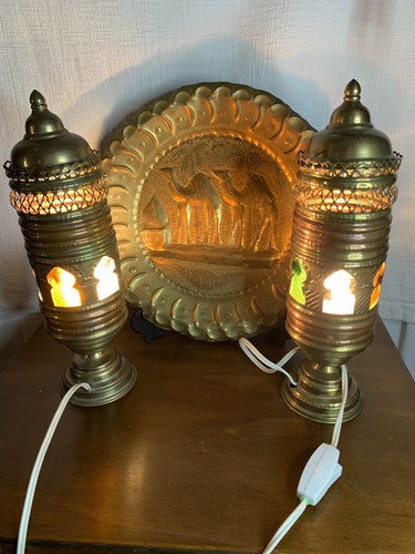 Paire lampes lanternes - paire, de