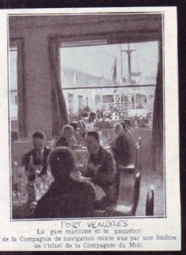 1929 port vendres - --, gare