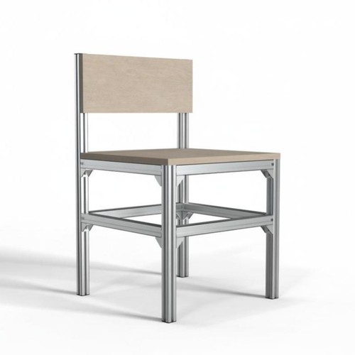 Chaise empil aluminiumble - chaise, empil'aluminiumble