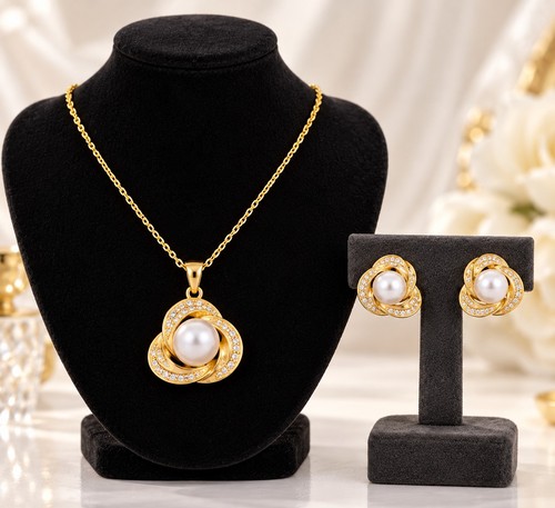 Parure bijoux femme acier - parure,